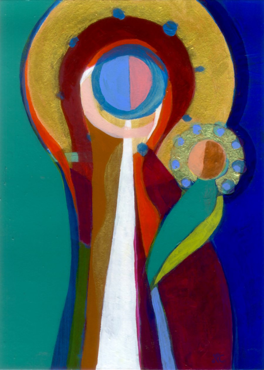 Madone et enfant, vers 2007 - Christina Saj
