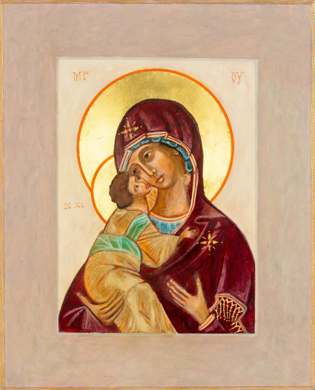 Icône de la Vierge et de l