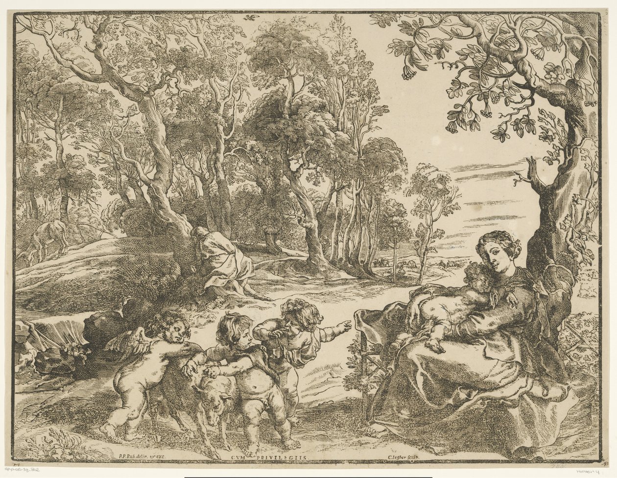 Repos pendant la fuite en Égypte - Christoffel Jegher