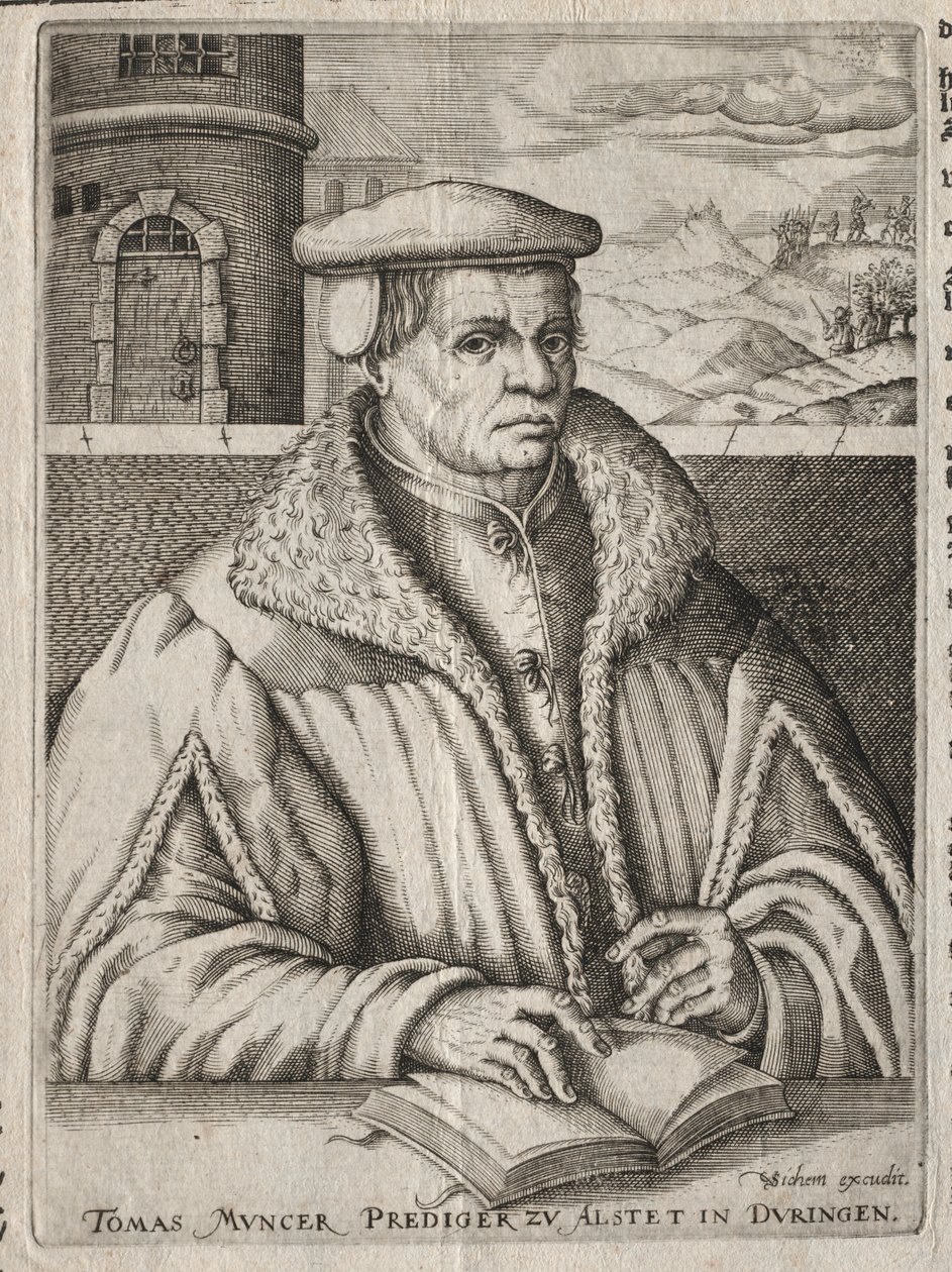 Portrait de Thomas Münzer - Christoffel van Sichem