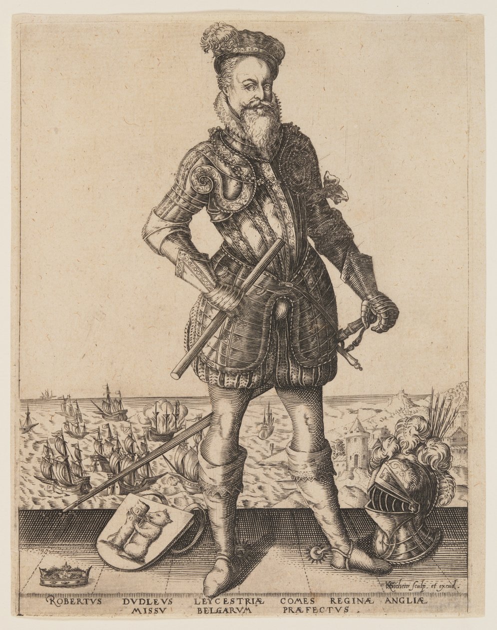 Robert Dudley, comte de Leicester - Christoffel van Sichem I