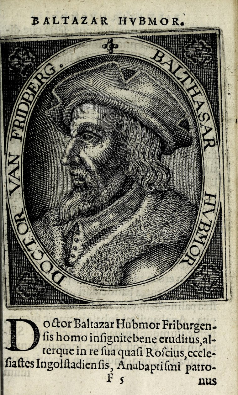 Balthasar Hubmaier, illustration de 