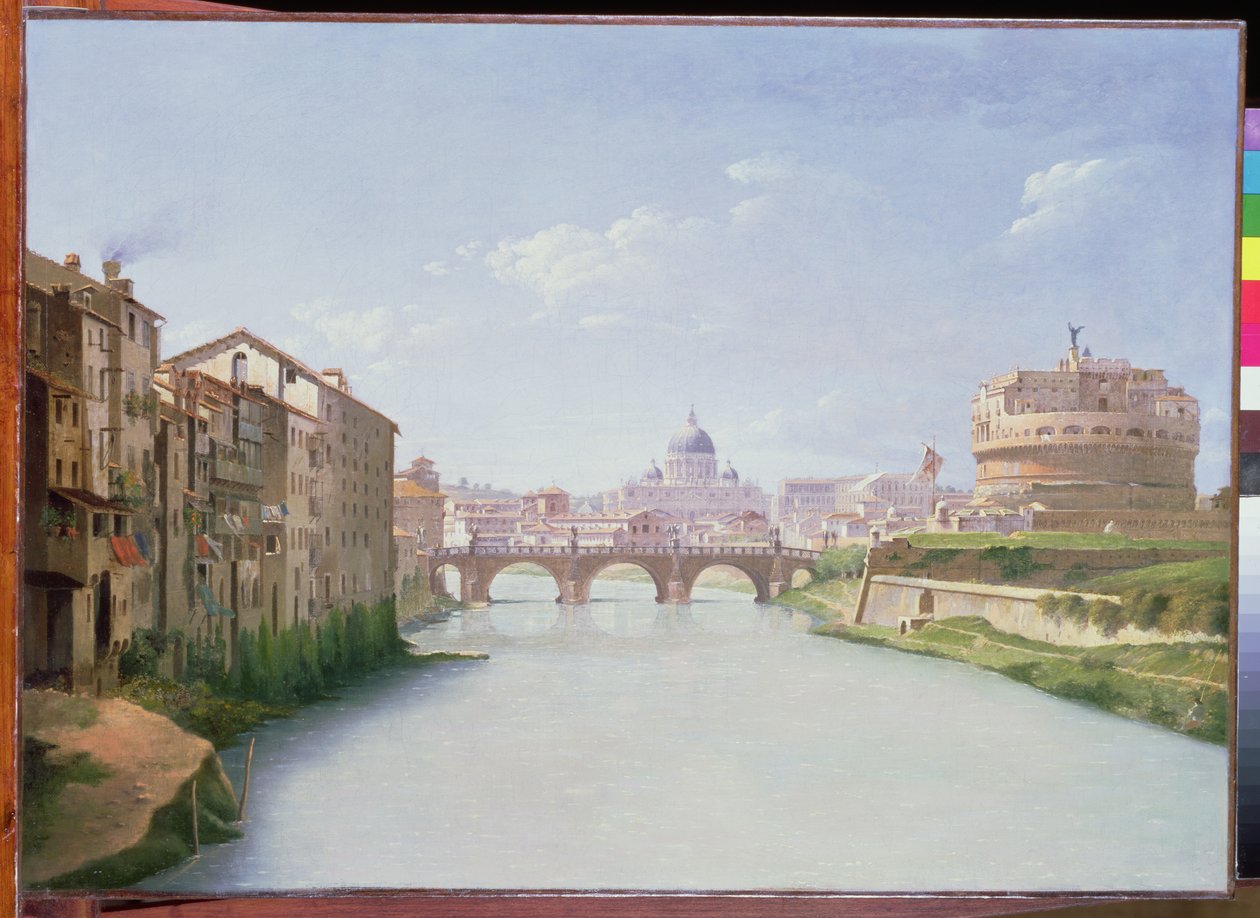 Vue du Ponte et du Castel Sant