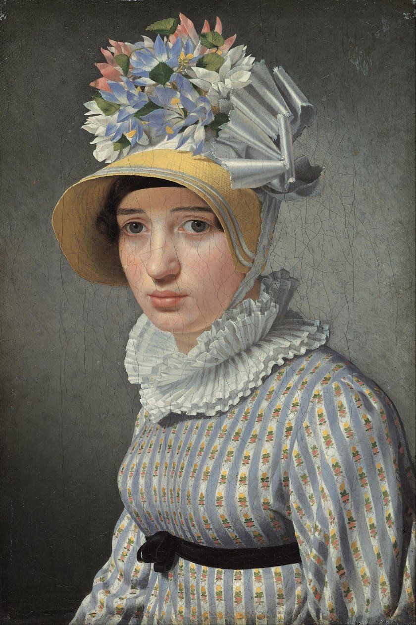 Portrait du modèle Maddalena ou Anna Maria Uhden - Christoffer Wilhelm Eckersberg