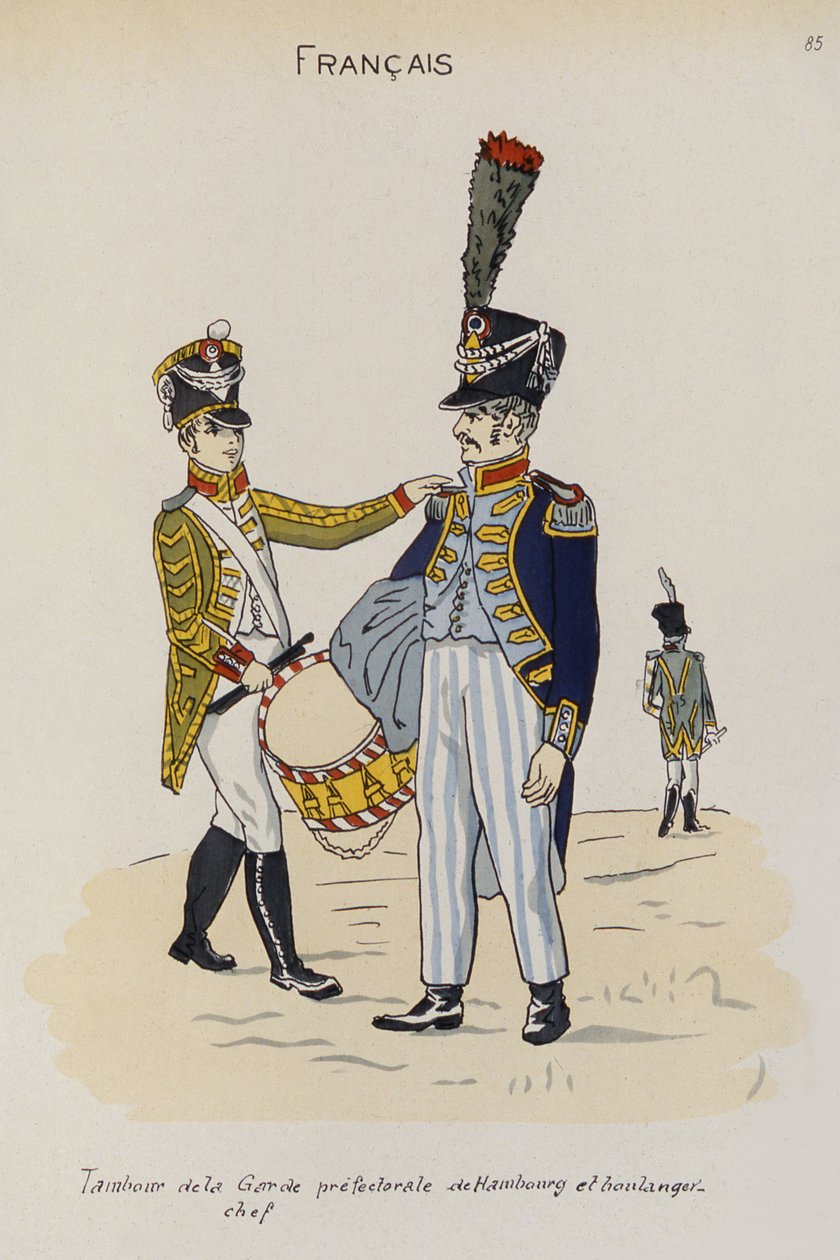 Un tambour et maître boulanger de la garde préfectorale de Hambourg, c.1806 - Christoph Suhr
