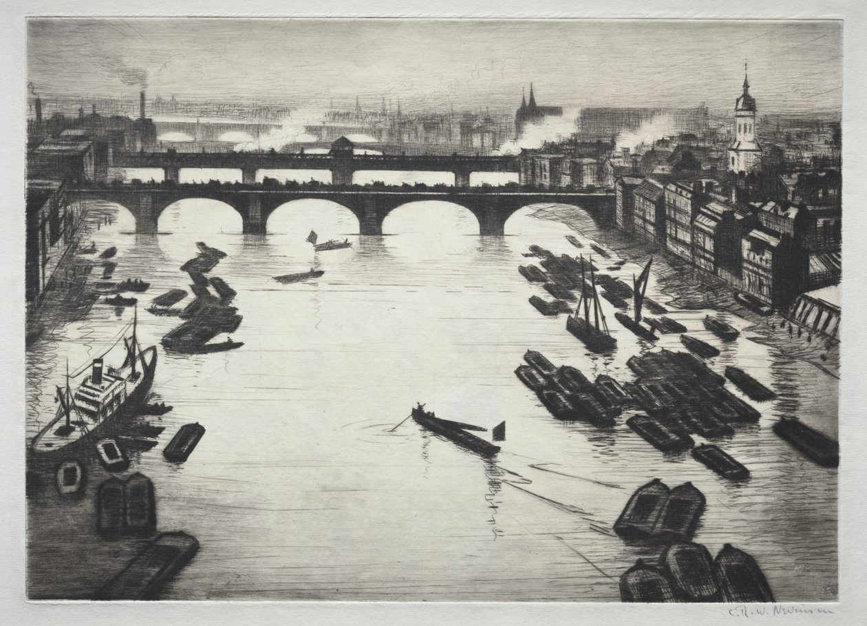 Ponts de Londres - Christopher Richard Wynne Nevinson
