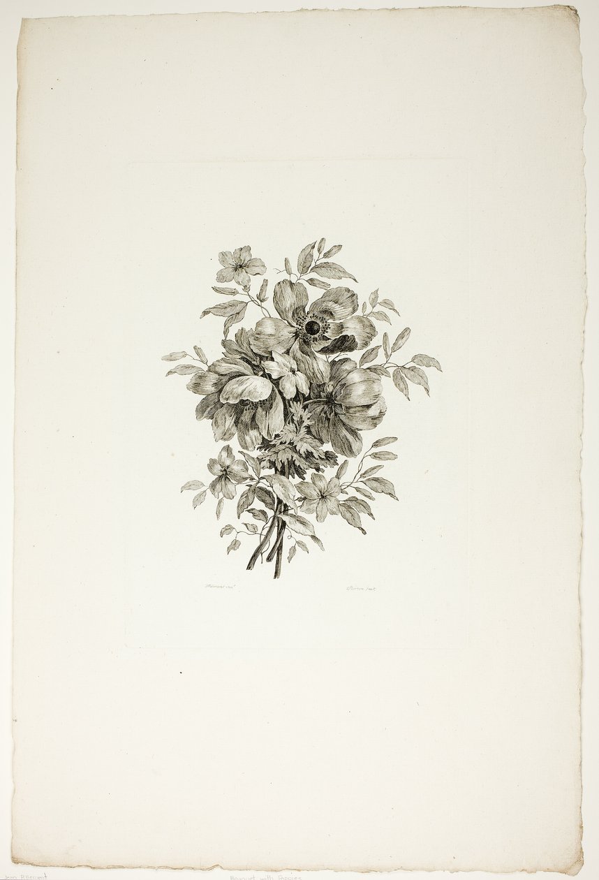 Bouquet avec coquelicots, d