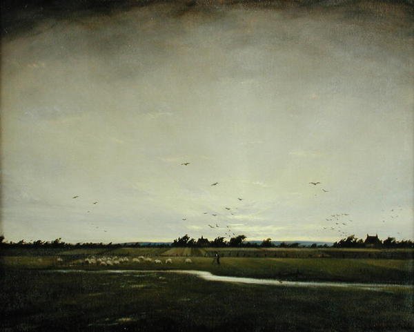 Paysage anglais, Romney Marsh - Christopher Richard Wynne Nevinson