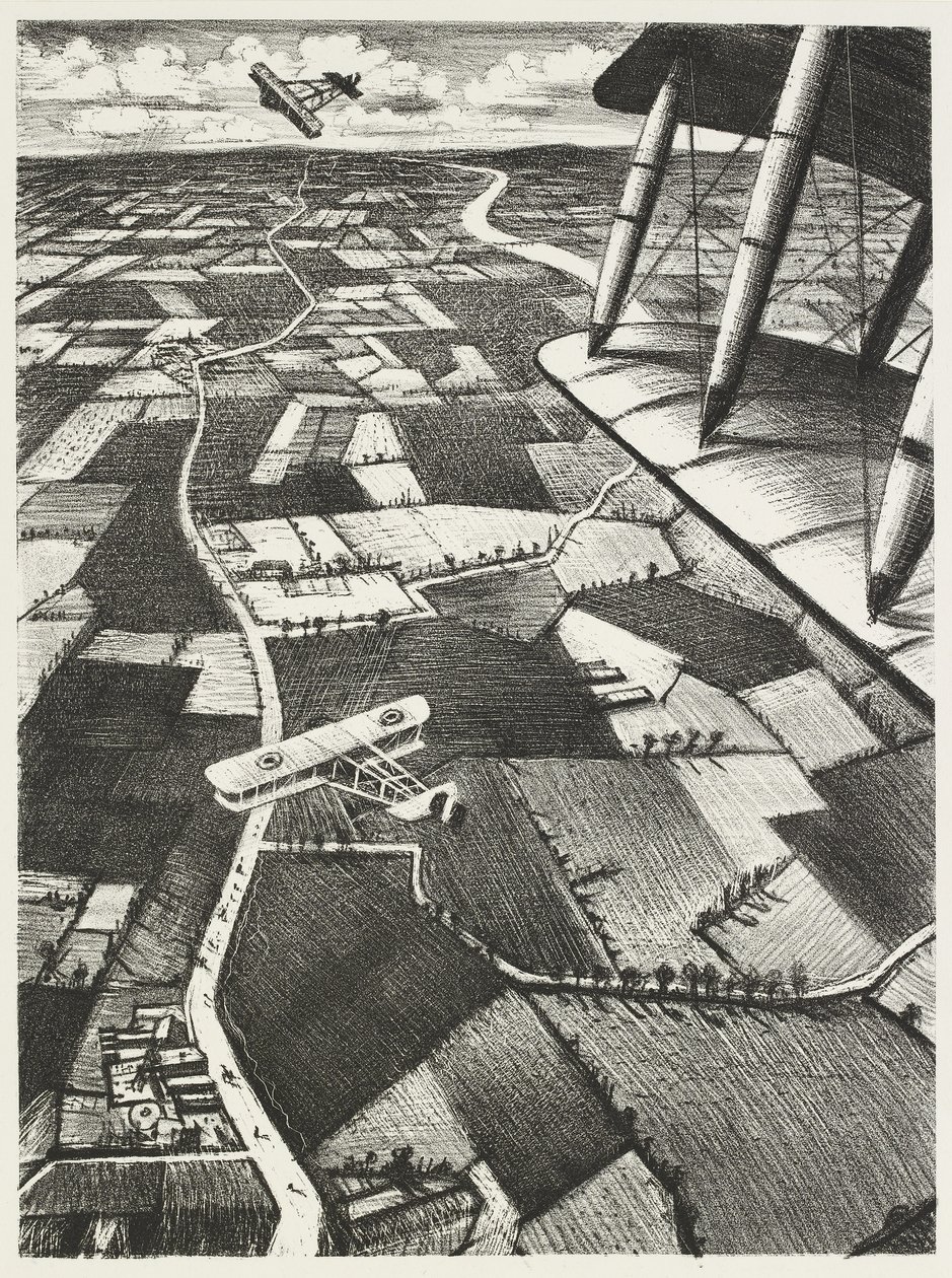 Dans les airs, 1917 - Christopher Richard Wynne Nevinson