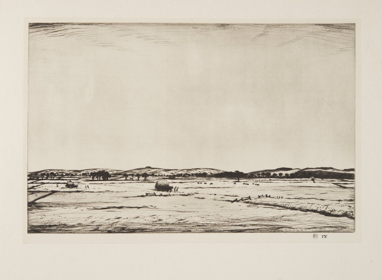 Sussex Downs, pub.1926 - Christopher Richard Wynne Nevinson