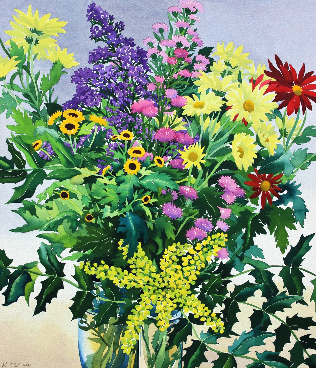 Fleurs et feuilles d