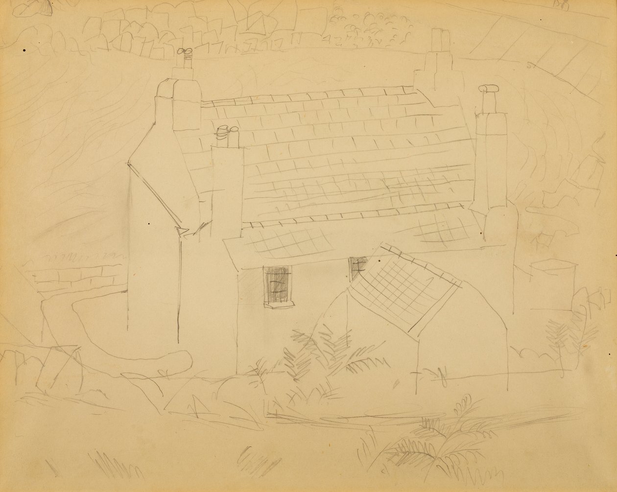 Cottage, Cornouailles - Christopher Wood
