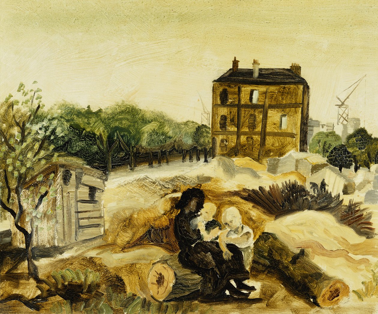 La petite maison brune, Passy, vers 1928 - Christopher Wood
