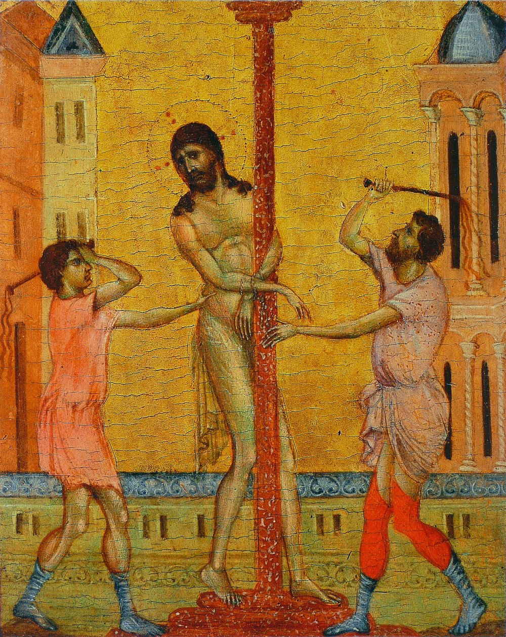 La flagellation du Christ - Cimabue