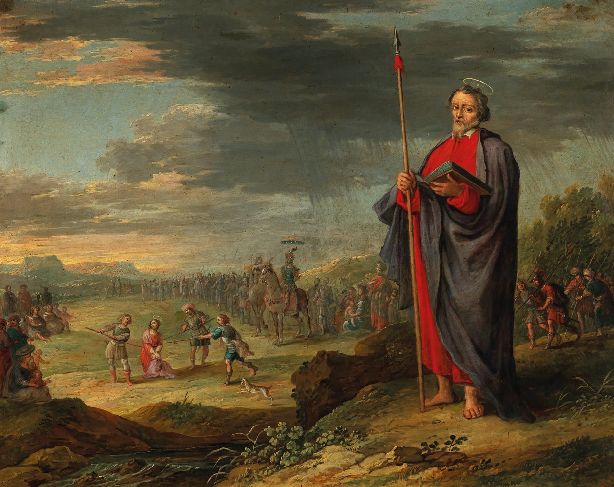 Frans Francken II (Circonférence) Évangéliste et moquerie du Christ - Circle of Frans Francken the Younger