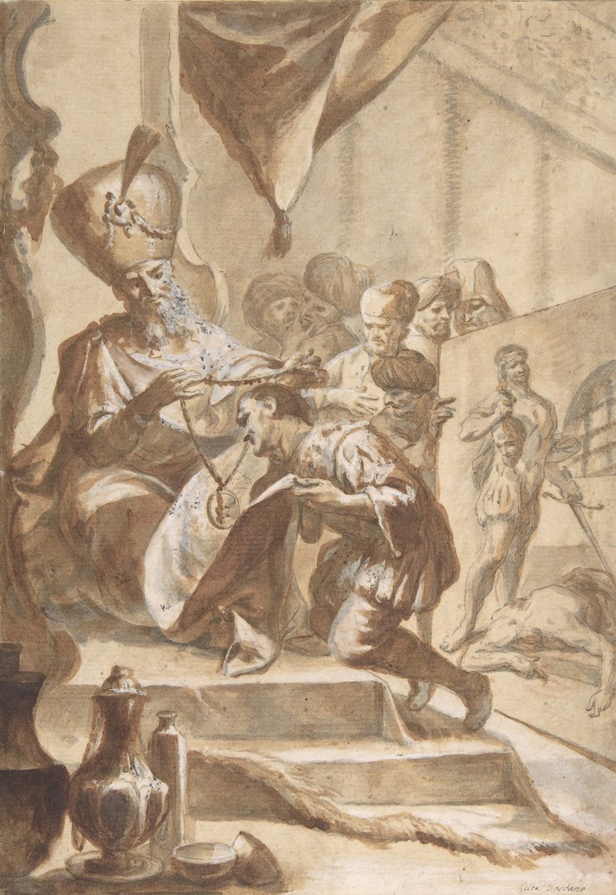 Le peintre récompensé, 1634-1705 - Circle of Luca Giordano.