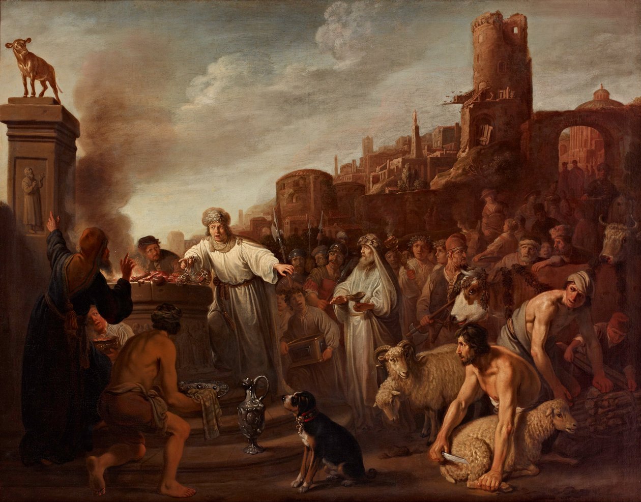 Sacrifice de Jéroboam - Claes Corneliszoon Moeyaert