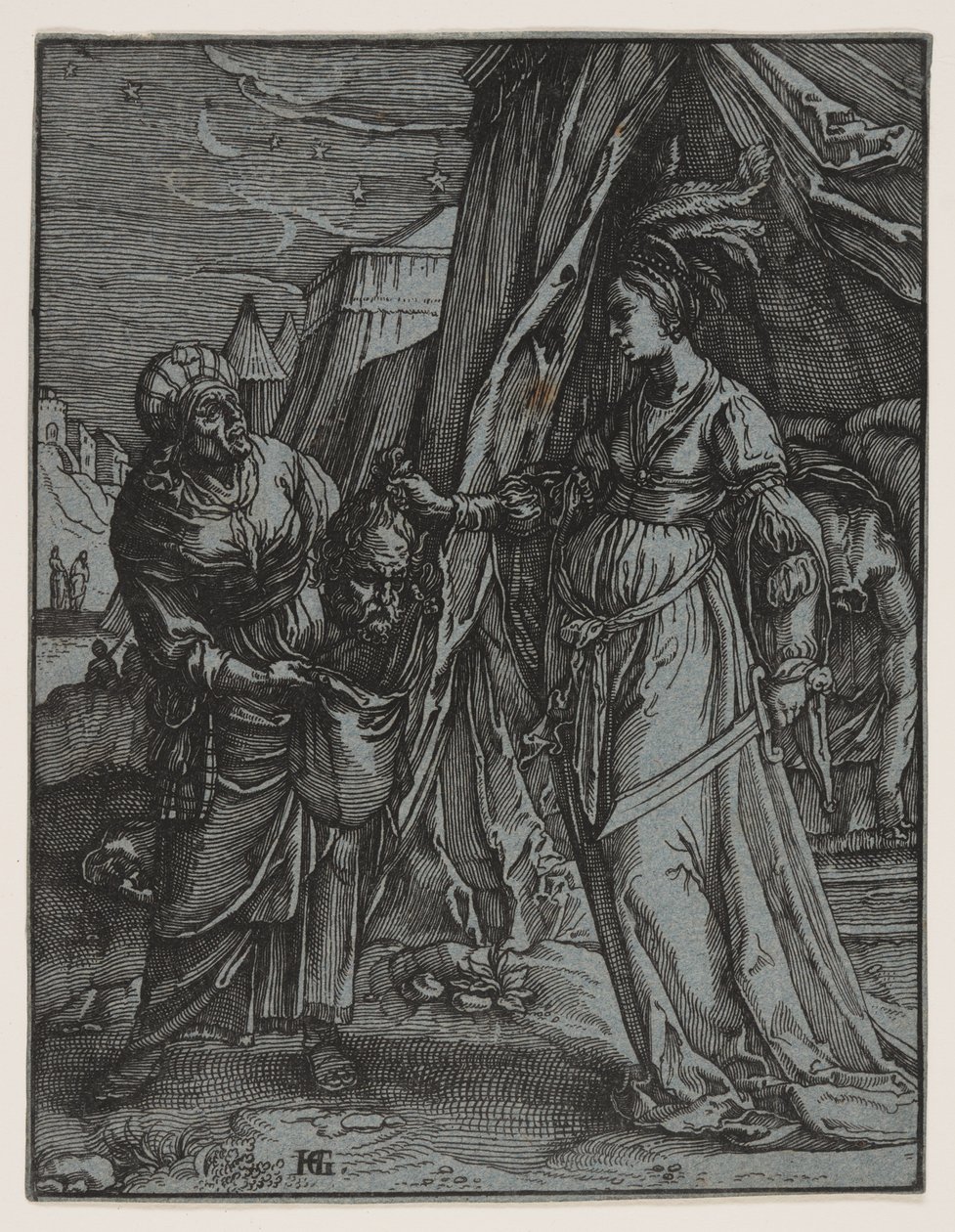 Judith avec la tête d