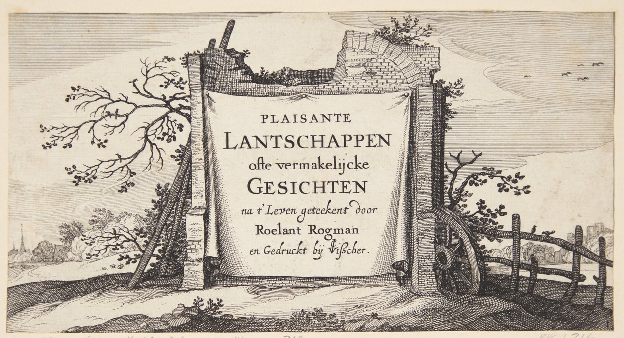 Page de titre de "Paysages avec villages près d