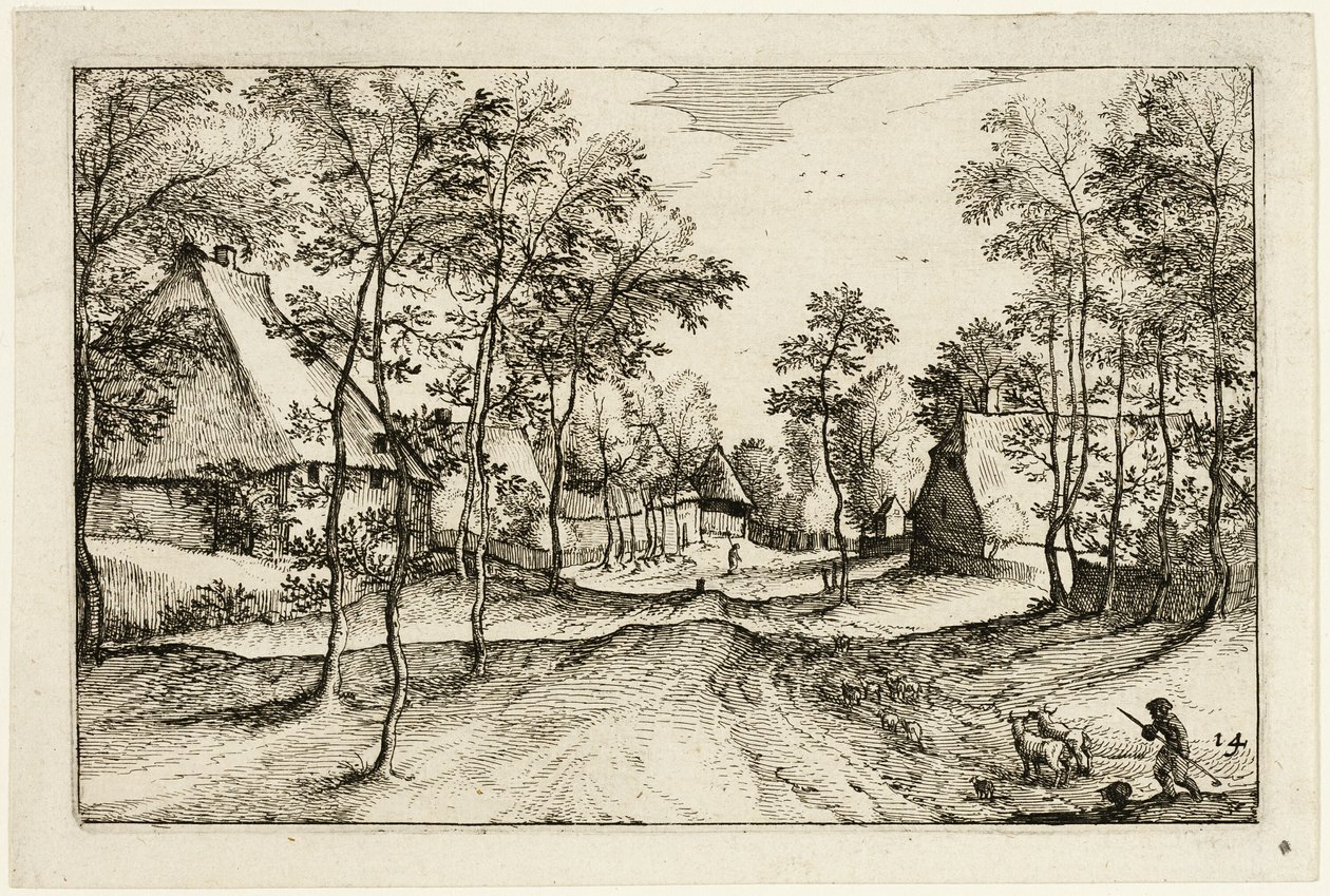 Route du village, planche quatorze d