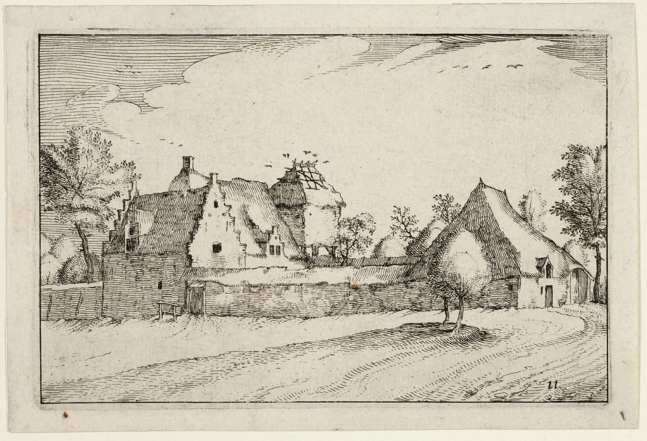 Ferme fortifiée, planche onze d