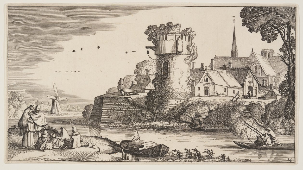 Tour de guet au bord d