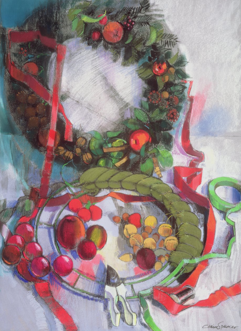 Fabrication de guirlandes de Noël - Claire Spencer