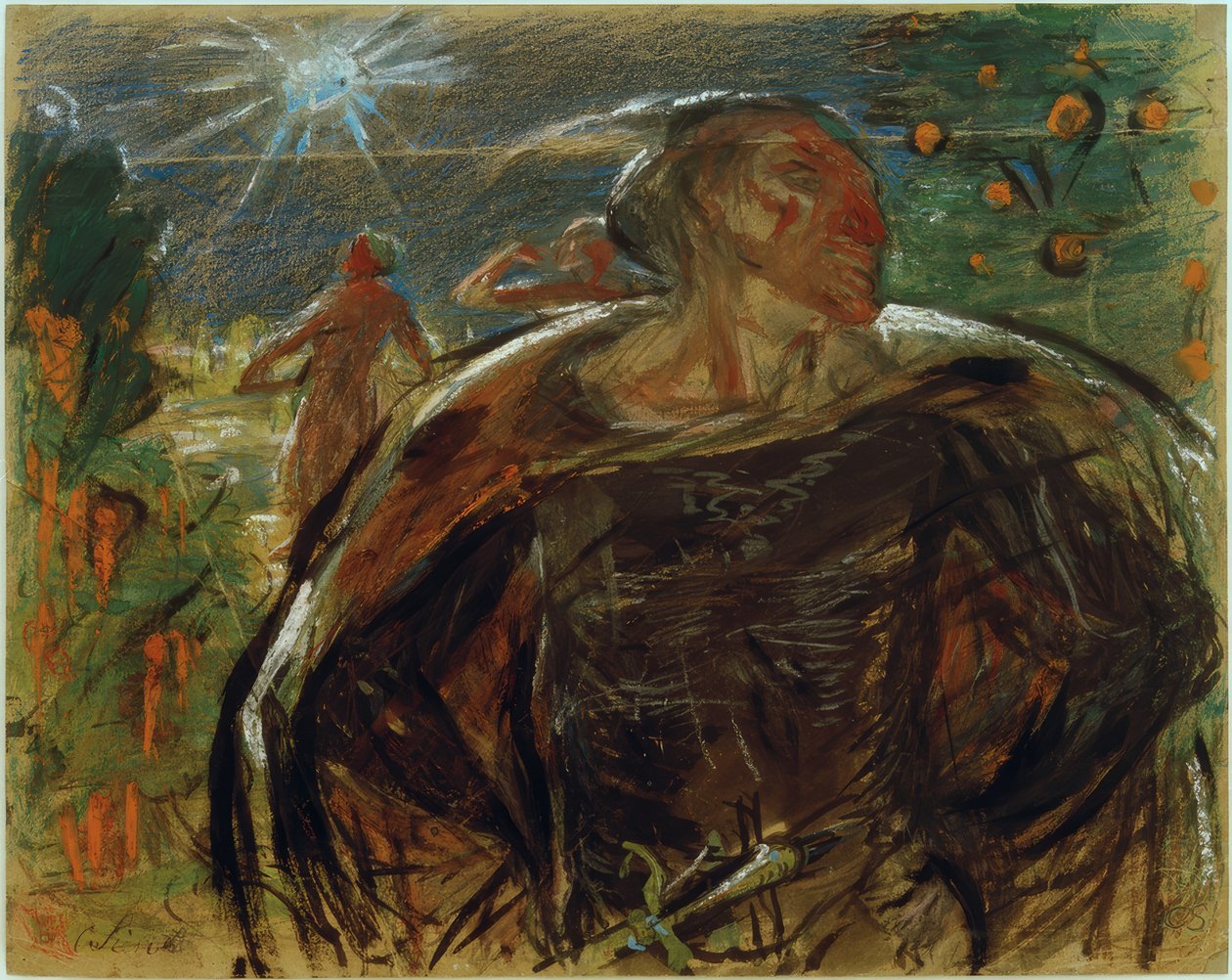 Don Juan et Leporello attendant Donna Anna - Clara Siewert