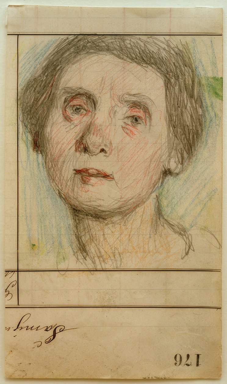 Autoportrait en face - Clara Siewert