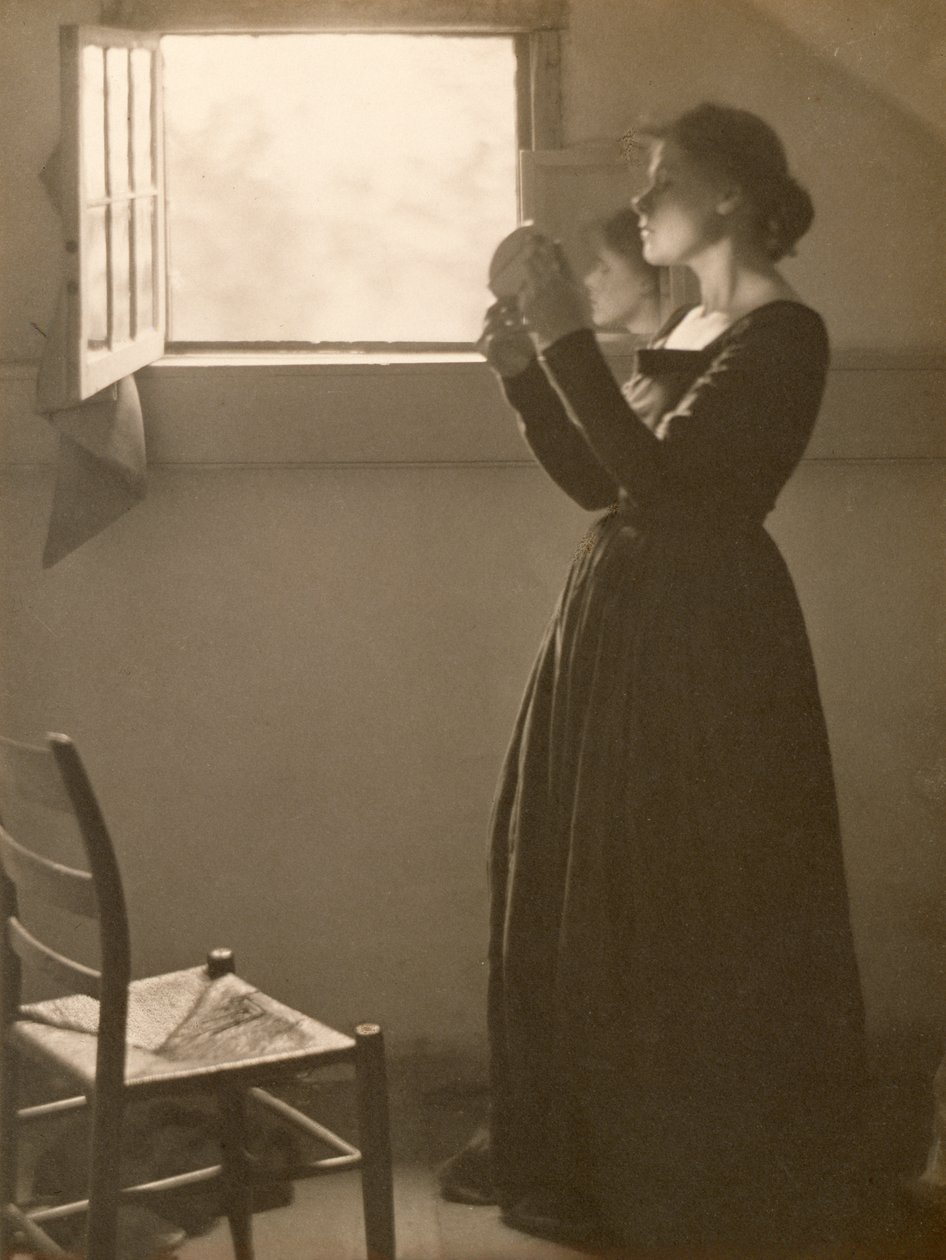 Fille avec un miroir, 1898 - Clarence Henry White