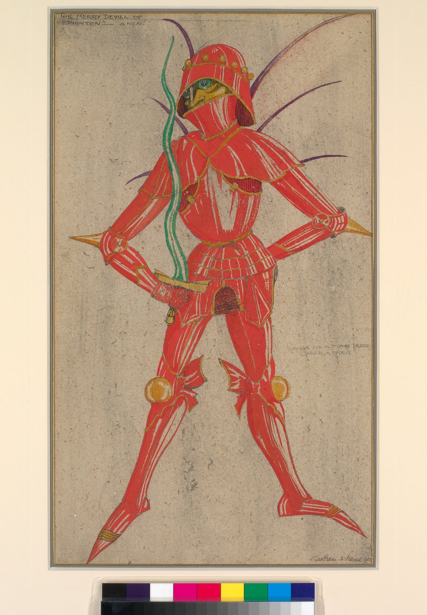 Coreb - un esprit, conception pour un costume de scène pour Le Diable joyeux d