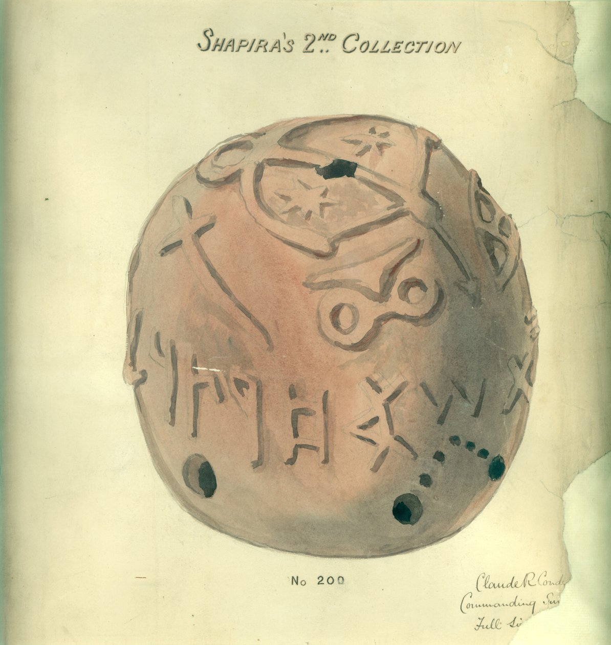 Deuxième Collection de Shapira, 1873 - Claude Conder