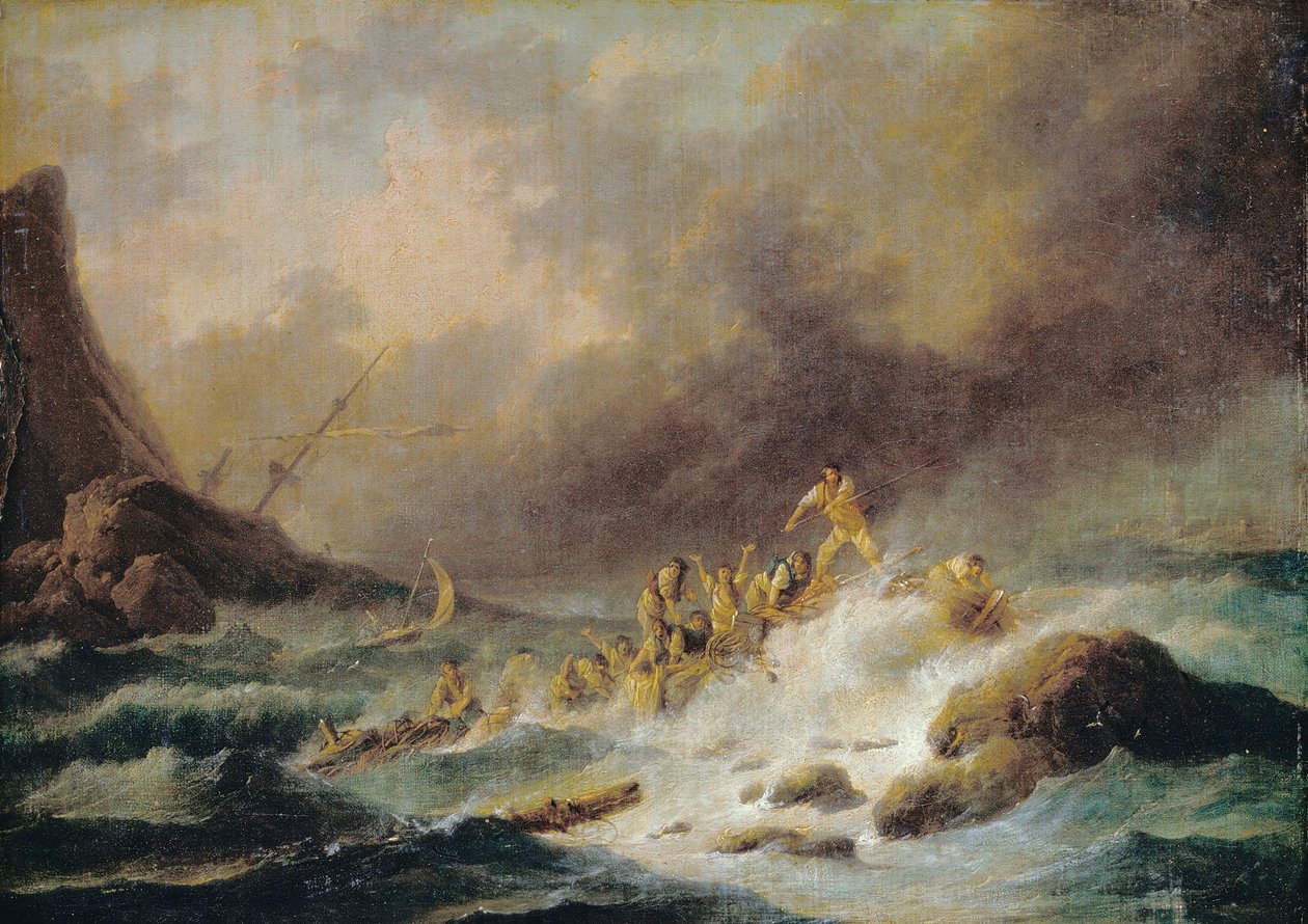 Un naufrage - Claude Joseph Vernet