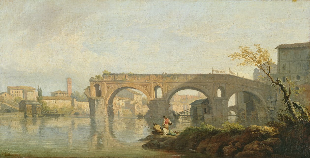 Le Ponte Rotto, Rome - Claude Joseph Vernet