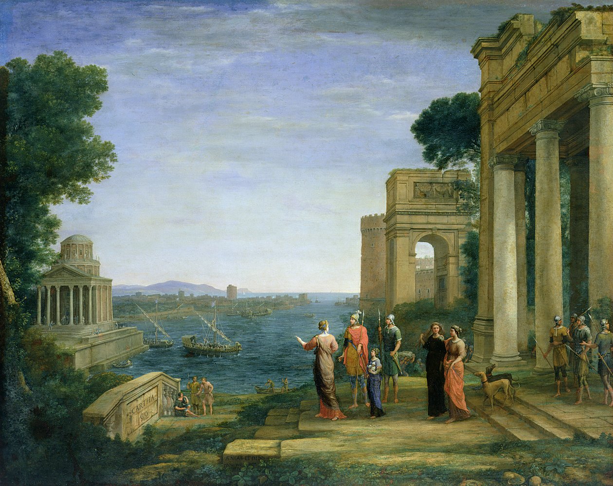 Énée et Didon à Carthage, 1675 - Claude Lorrain