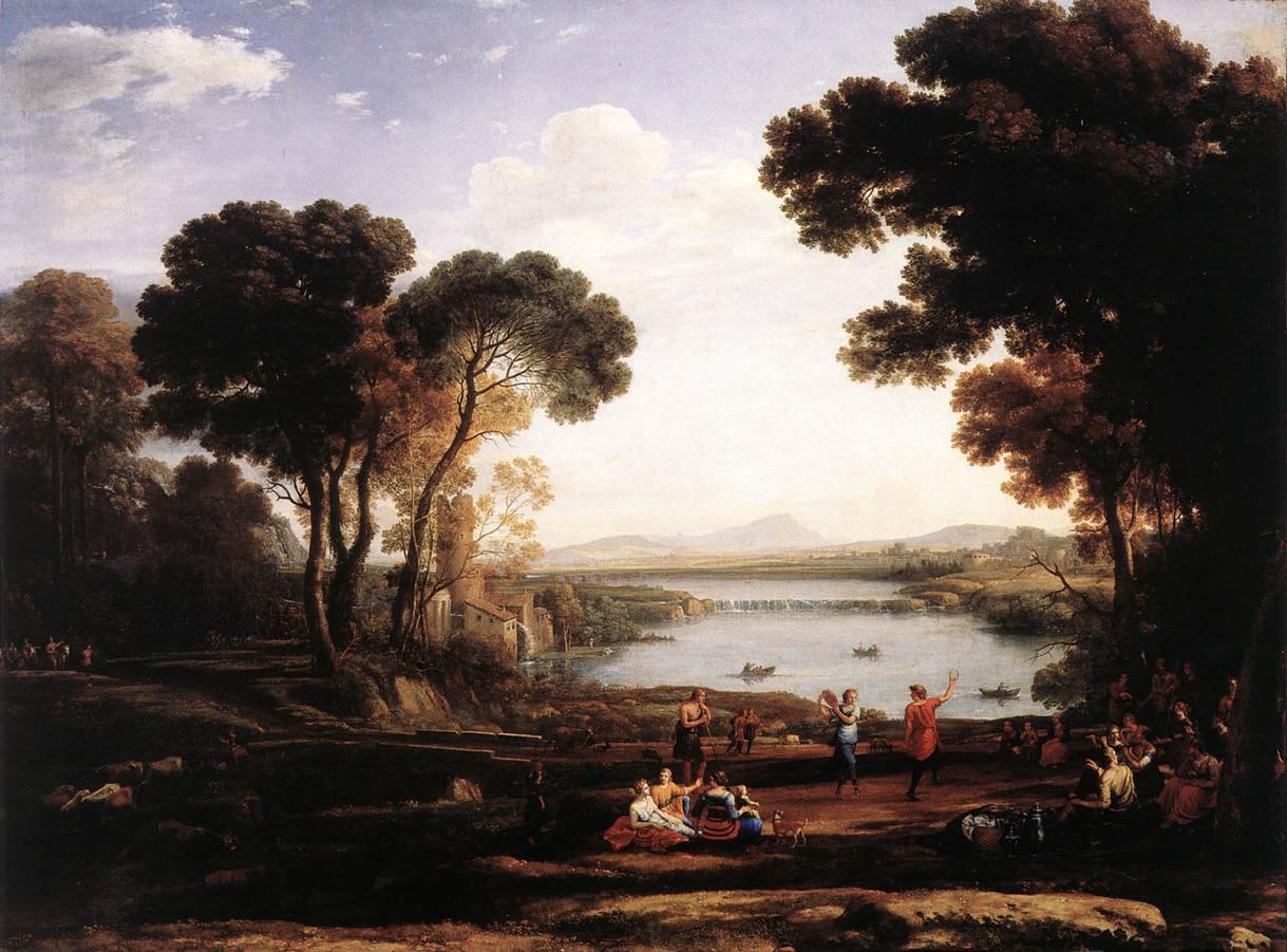 Paysage avec des figures dansantes (Le Moulin) - Claude Lorrain