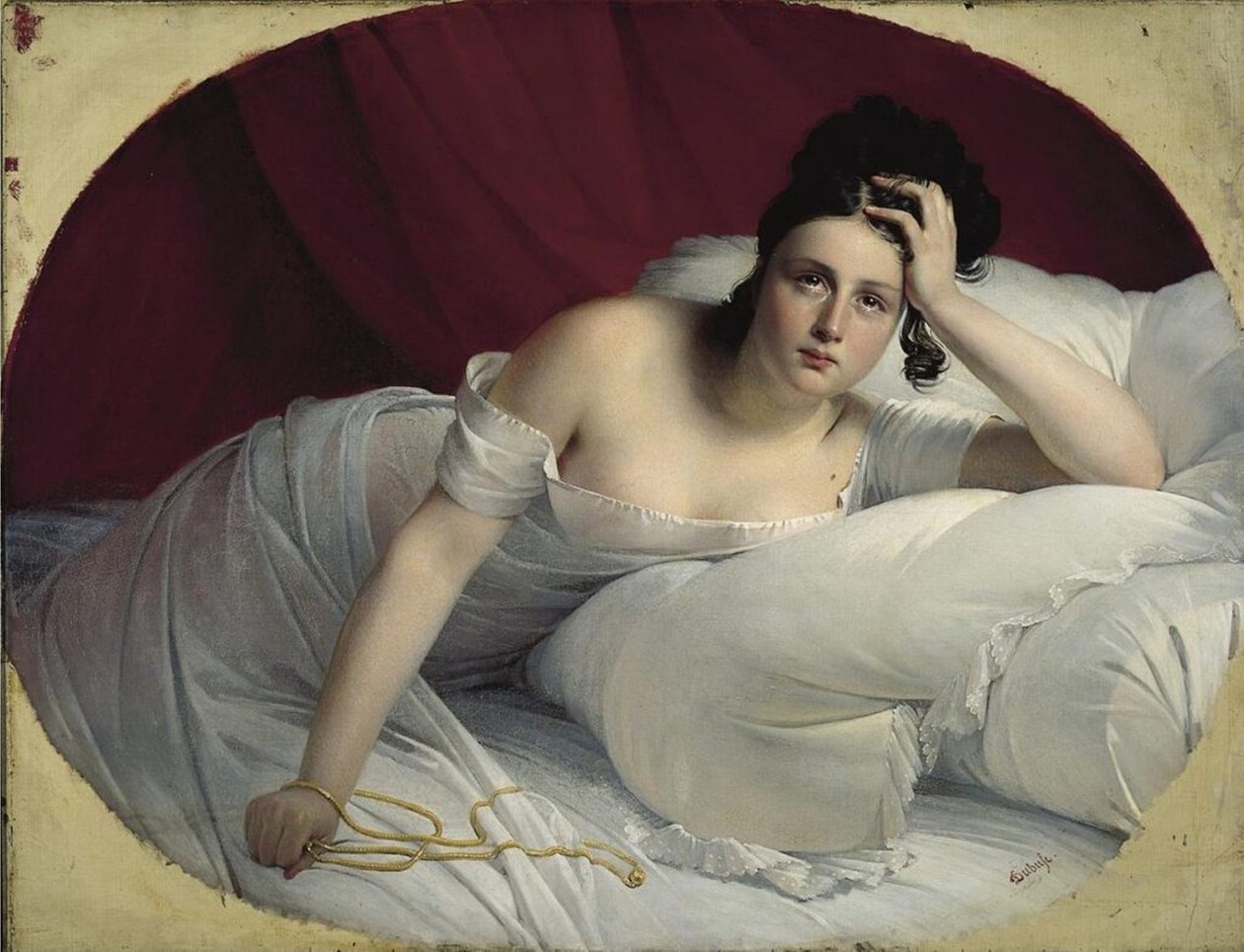 Les Regrets - Claude Marie Dubufe