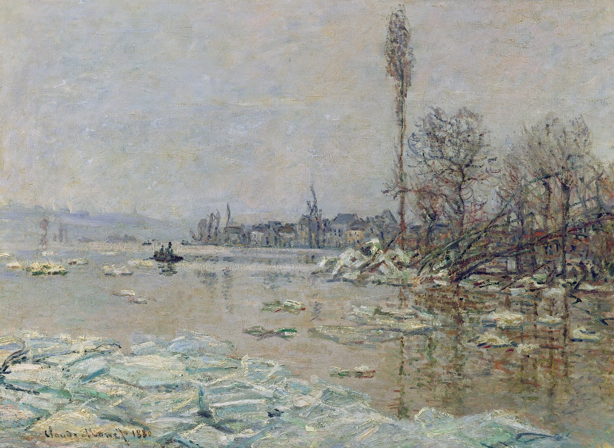 Rupture de la glace, 1880 - Claude Monet