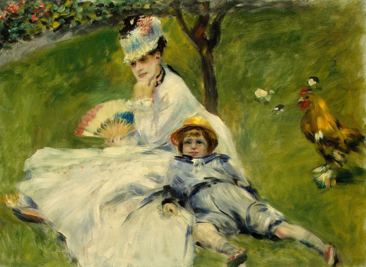 Madame Monet et son fils - Claude Monet