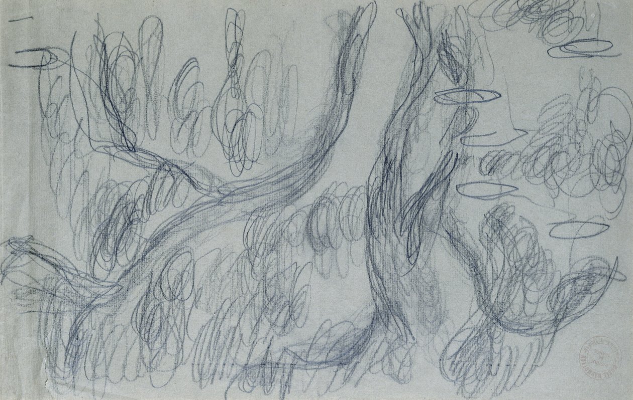 Reflets de saules, c.1918 - Claude Monet