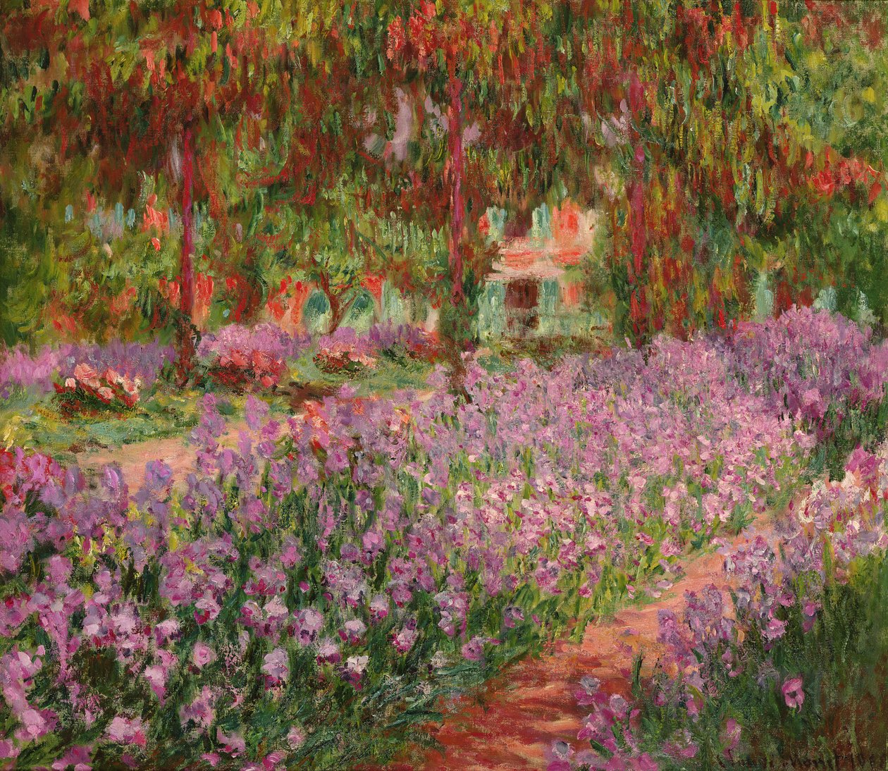 Le jardin à Giverny, 1900 - Claude Monet