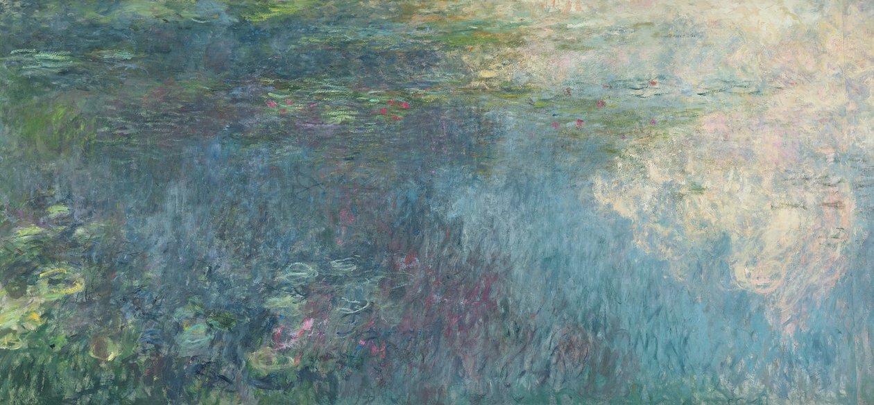 Les Nymphéas - Les Nuages (côté droit) - Claude Monet