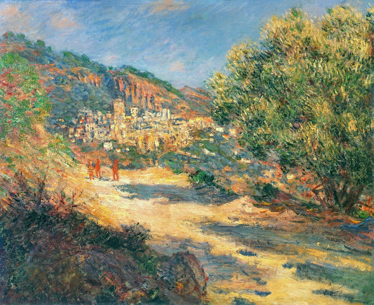 La route vers Monte Carlo - Claude Monet