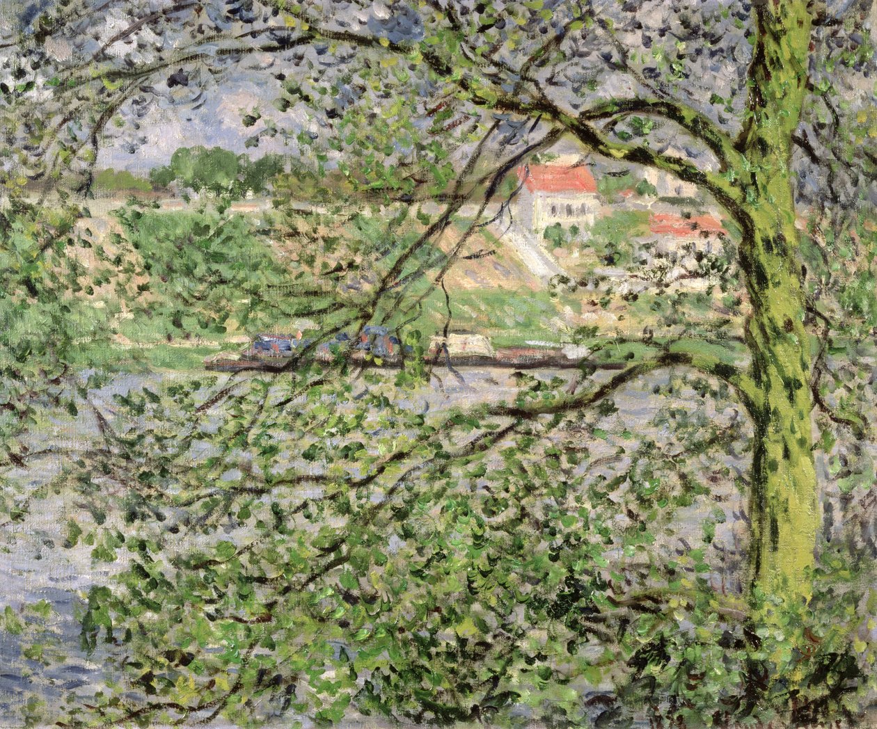 À travers les arbres, 1878 - Claude Monet
