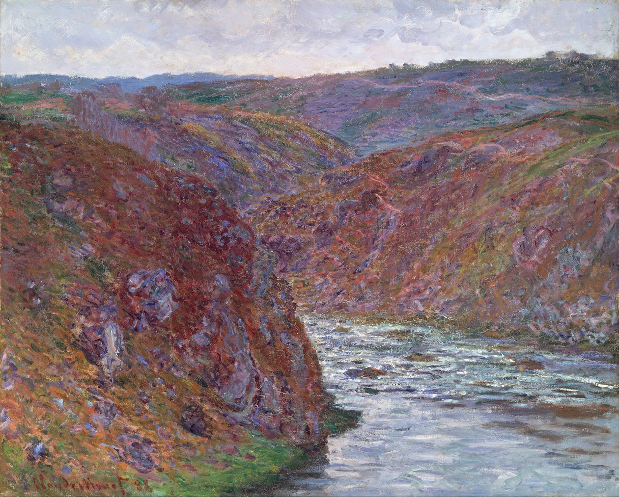 Vallée de la Creuse (Jour gris) - Claude Monet