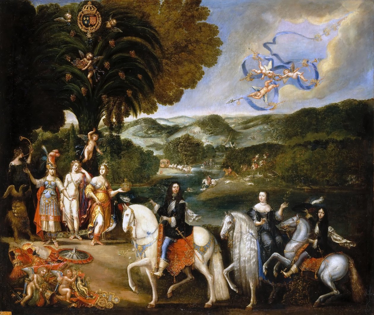 Allégorie du Traité des Pyrénées Allégorie du Mariage de Louis XIV - Claude Deruet