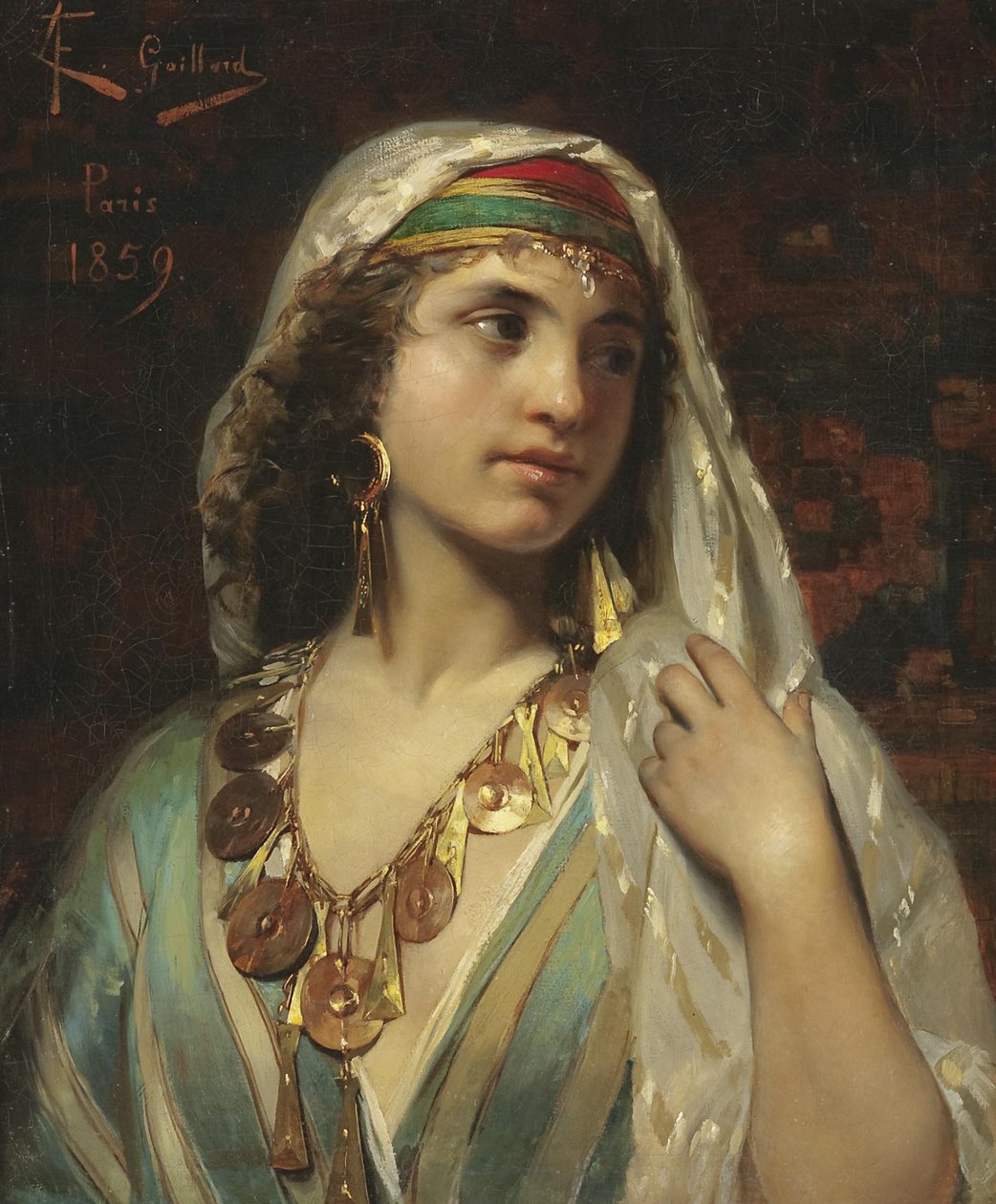Odalisque - Claude Ferdinand Gaillard