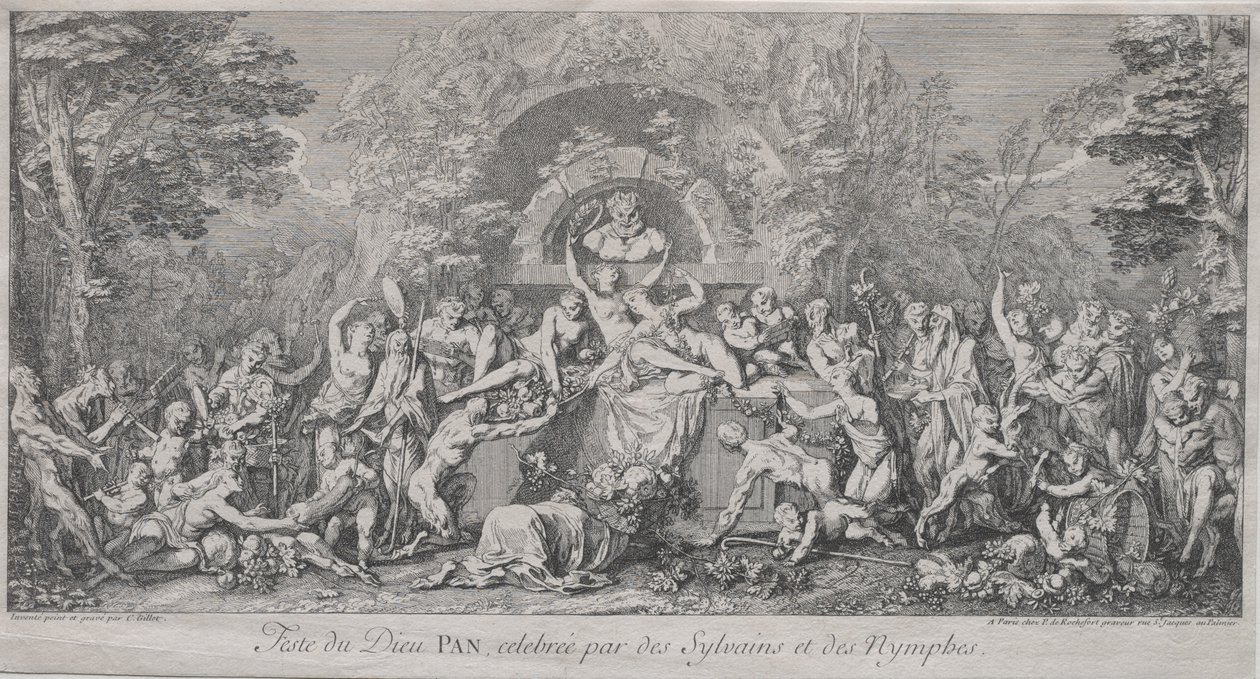 Les quatre festivals : Festival du dieu Pan - Claude Gillot