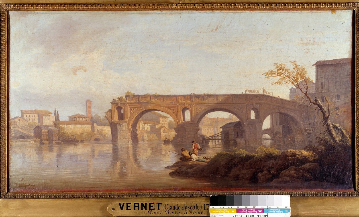 Le Ponte Rotto à Rome - Claude Joseph Vernet