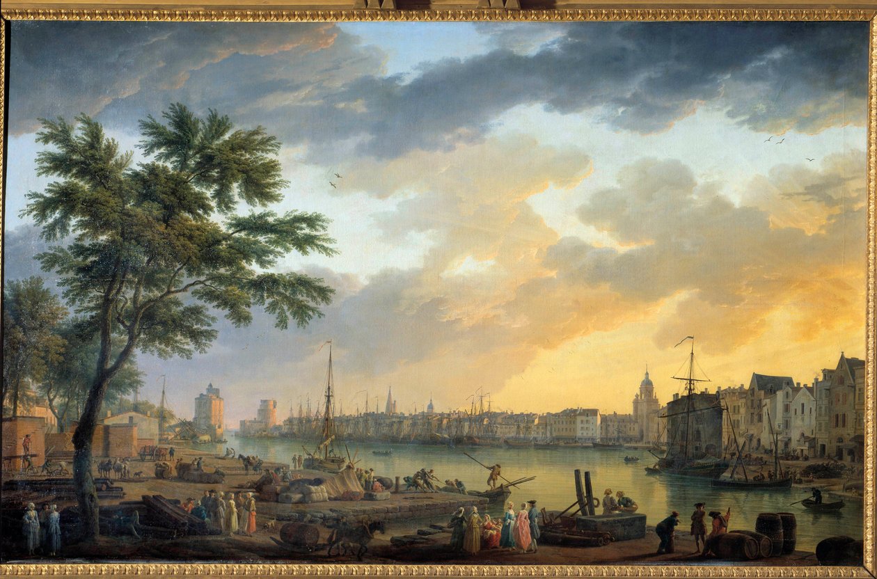 Vue du port de La Rochelle (1762) - Claude Joseph Vernet
